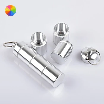 

Outdoor Detachable Pill Case 7 Days Travel Pill Box Aluminum Alloy Travel Pill Holder Waterproof Anti Rust Medicine Organizer