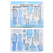 Kit de soins pour bébés, brosses de beauté, pour les ongles, les cheveux, les thermomètres et les brosses, ciseaux, accessoires de toilette multifonctionnels pour enfants