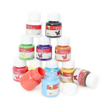 

Acrylic Paint Set 12 Colors Art Supplies for Crafts Non Toxic Vibrant Colors