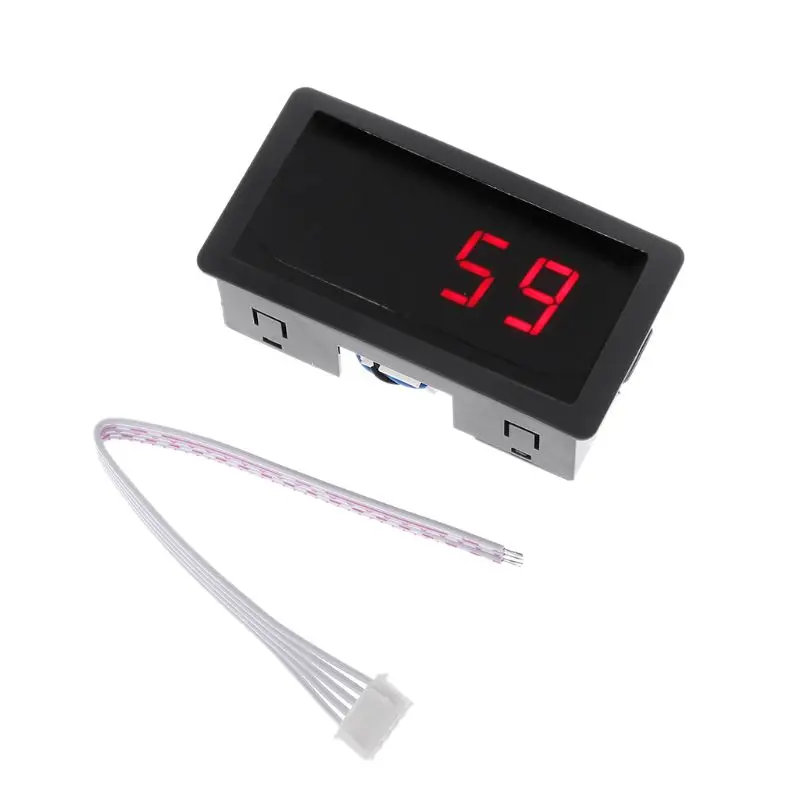 

Digital Counter DC LED 4 Digit 0-9999 Up/Down Plus/Minus Panel Counter Meter with Cable 94PC