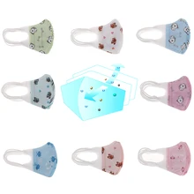 10 шт 3 слоя анти-пыли Одноразовые рот Маска Дети медицинский ушной петли маски со ртом для лица Пылезащитная маска для лица маски