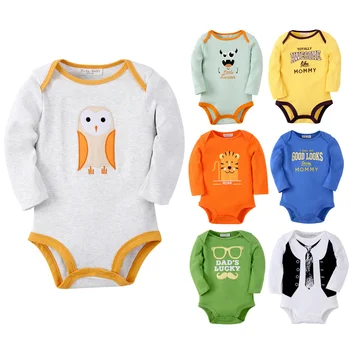 

boys girls newborn romper long-sleeved embroidery triangle baby clothes toddler rompers Costume Children casual clothes