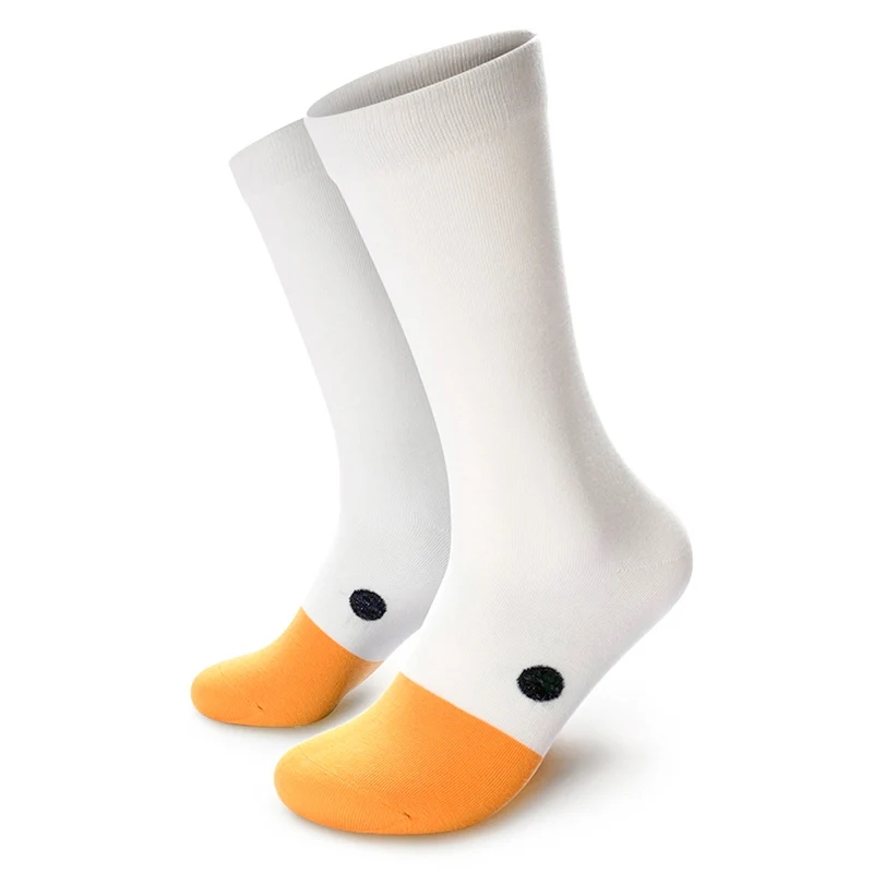 Креативные носки с гусиной головой; милые спортивные хлопковые носки; забавные рождественские носки для праздничных подарков