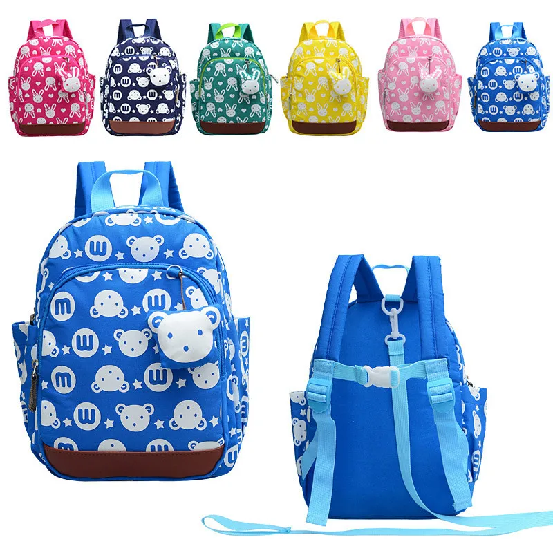 

mochilas escolares infant Baby Toddler Walking Assistant Kids Boys Girls Kindergarten School Bag Anti-lost Backpack Strap Bag