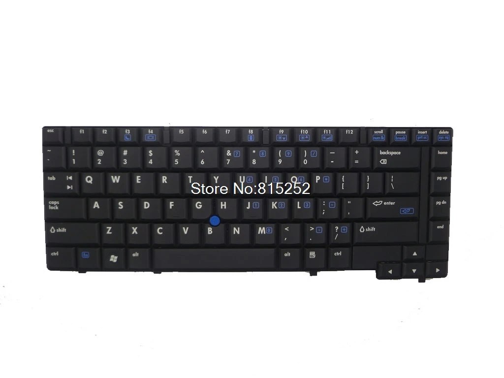 

Клавиатура для ноутбука HP 6910P NC6400 446448-001 418910-001, новая с указательной палочкой, черная, США