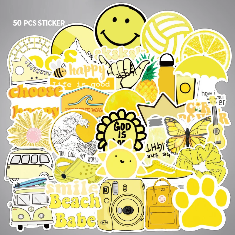 

Sticker 50pcs/Pack Waterproof INS Style Vsco Cartoon Stickers Skateboard Suitcase Guitar Luggage Laptop Stickers Kid Classic