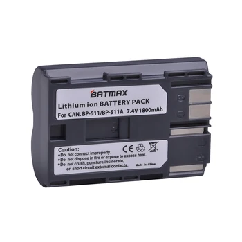 Batmax BP-511A BP 511A BP511A BP-511 kamera akumulator do aparatów canon EOS 300D 10D 20D 30D 40D 50D D30 D60 5D G6 system operacyjny 30D 40D