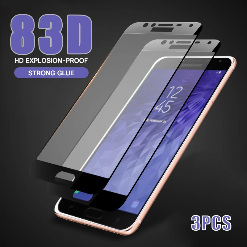 3PCS Glass for Samsung A50 A70 A40 A20 20S A10 M30 S A30 A60 Full Cover Tempered J6 J4 A3 A5 A7 A6 A8 Film | Мобильные телефоны и