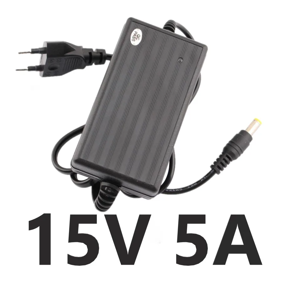15V 5A AC DC адаптер 1A 2A 3A 4A 5A Универсальный адаптер питания трансформатор Электрический 15 в Volte источник питания светодиодный привод для светодиодной лампы cricut - Цвет: 15V 5A