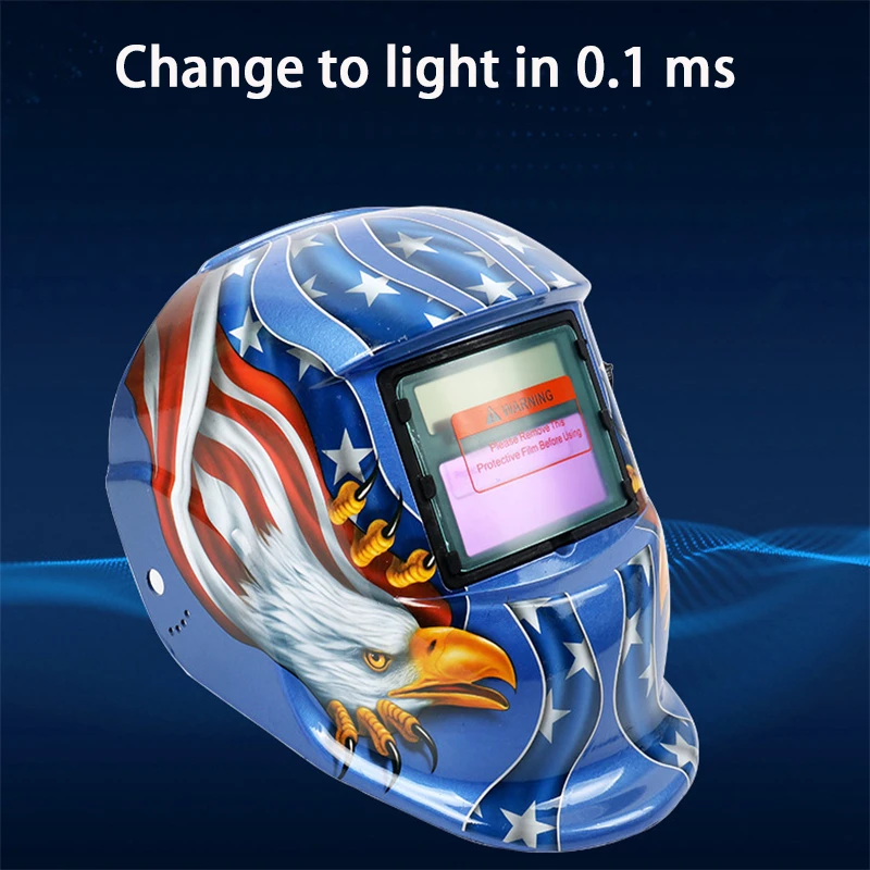LAMEZIA PP Solar Automatic Adjustable Photoelectric Darkening Welding Mask Helmet For Welding Machine