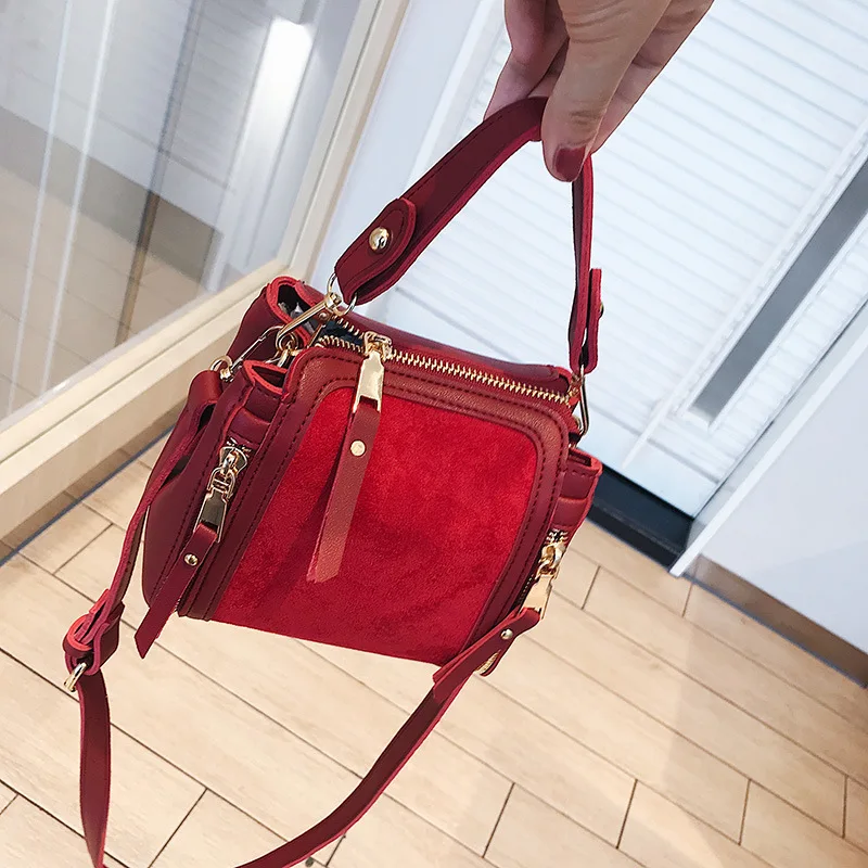 

Small Bag Women's 2018 New Style Europe And America Style WOMEN'S Fashion Handbag Mini Versatile Bucket Bag Hand Crossbody Bag