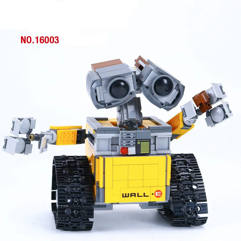 

New WALL E Robot Fit Compatible Legoinglys WALL E Idea Technic Robot Figures Model Building Block Bricks Toy 21303 Gift Kids