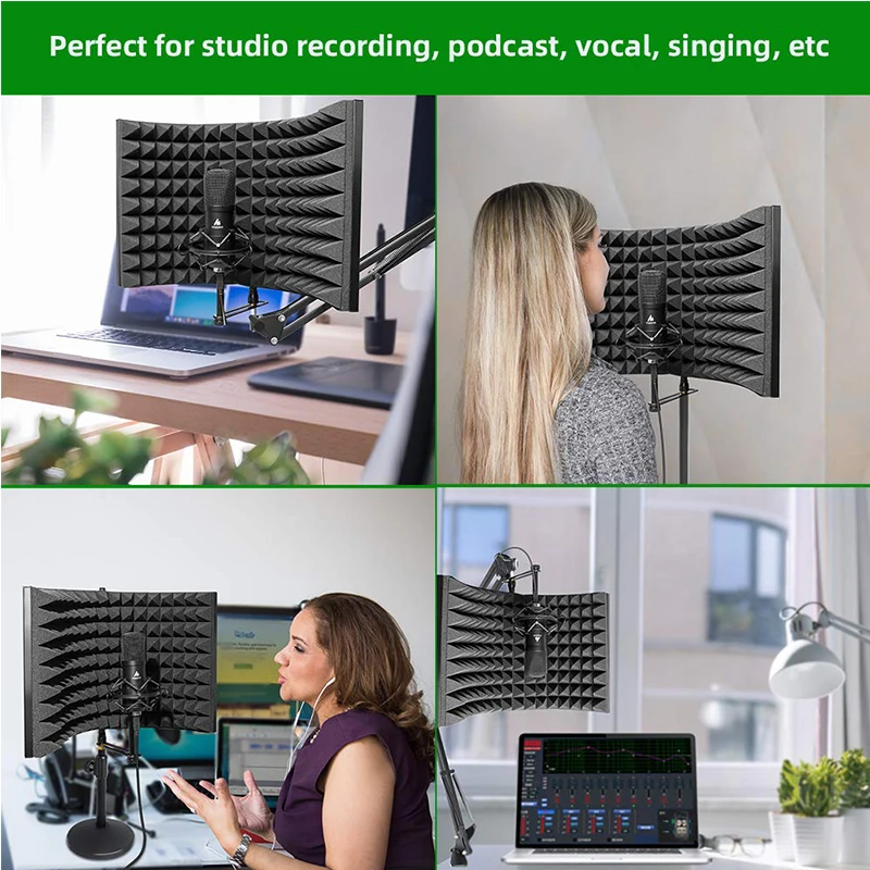 MAONO Alloy Foldable Microphone Acoustic Isolator