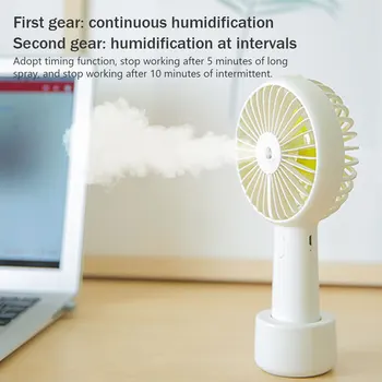 

2000mah Portable Water Spray Mist Fan Electric USB Rechargeable Handheld Mini Fan Cooling Air Conditioner Humidifier Outdoor