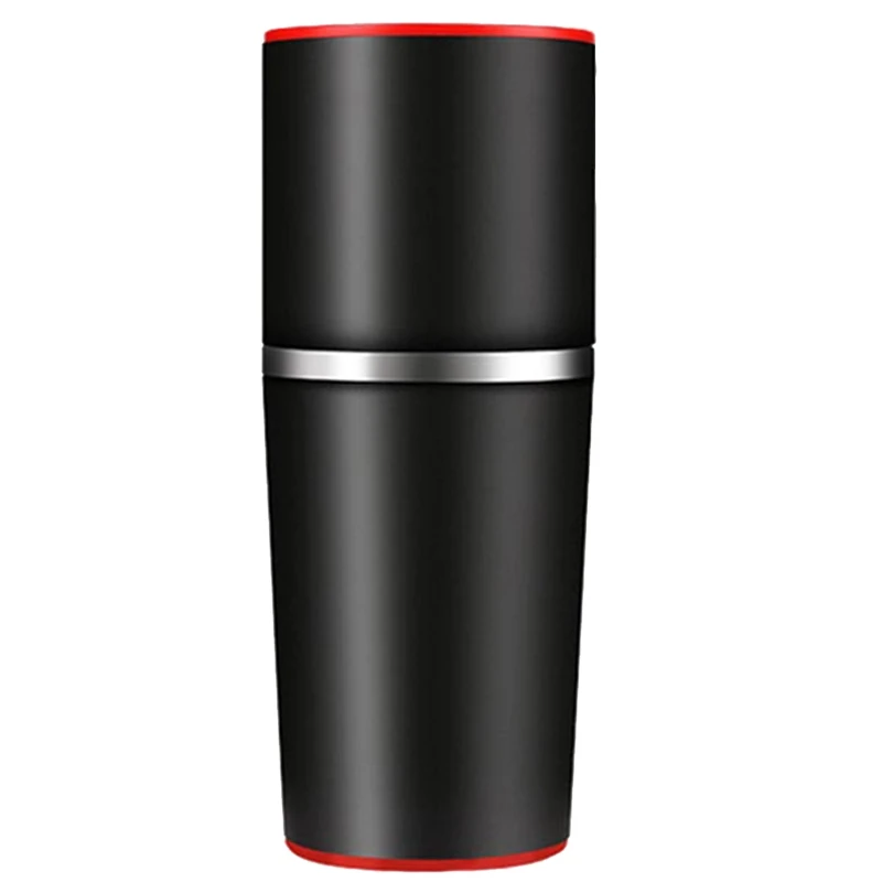 

Manual Coffee Maker Hand Pressure Portable Espresso Machine Coffee Pressing Bottle Pot Coffee Tool for Outdoor Travel Use-Black