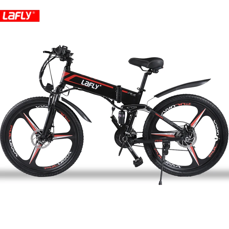 LAFLY X-3 electric bicycle folding 48V lithium assisted mountain bike cross-country variable speed 26inch ebike | Спорт и