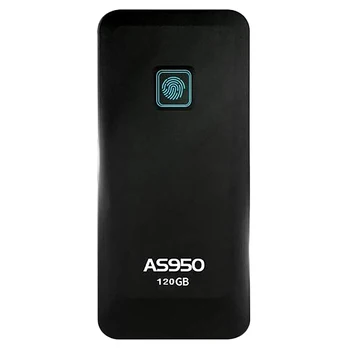 

Asint 120GB Fingerprint Encryption SSD IP67 Water Resistant Private Zone Solid State Drive Hard Disk USB3.1 Type-C
