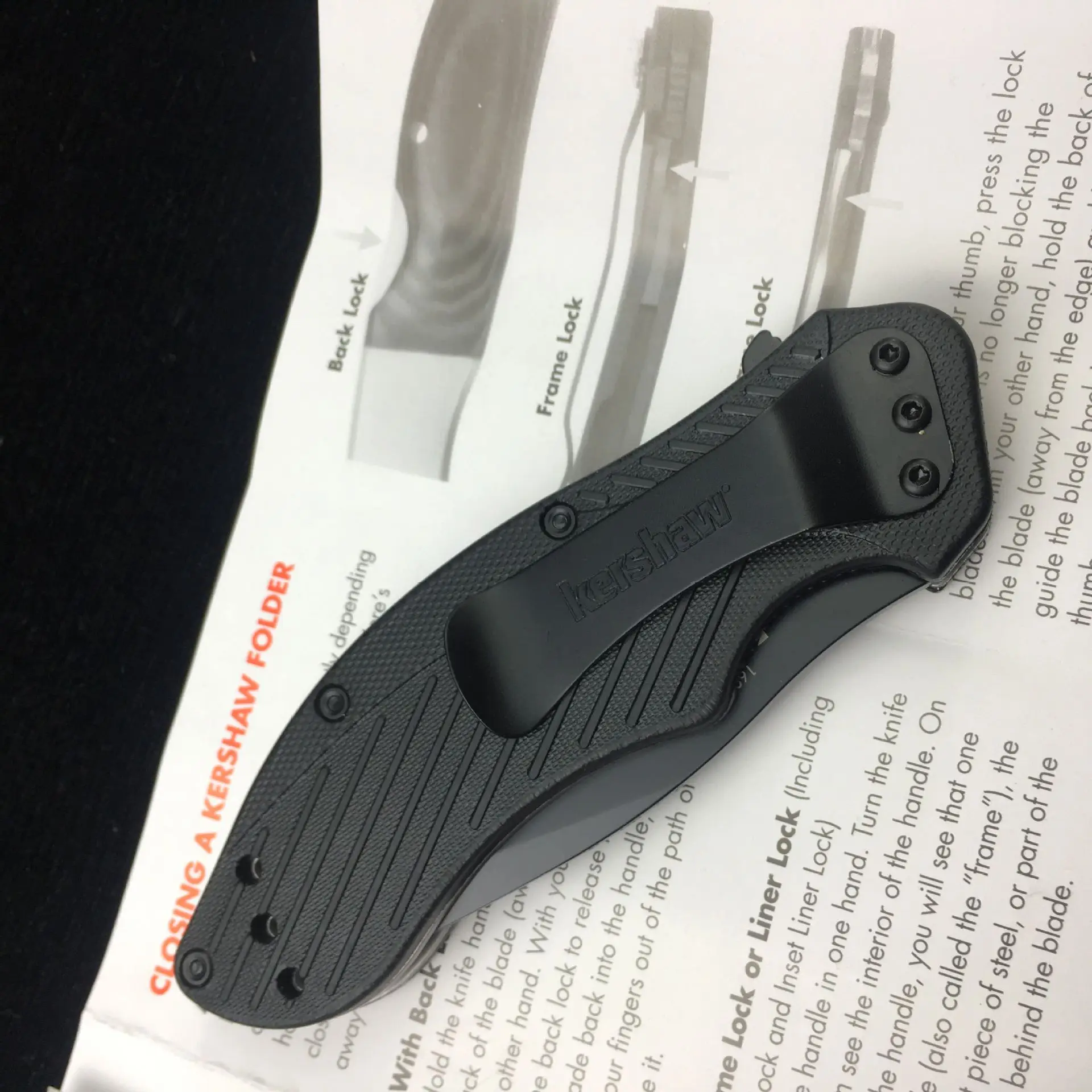 Кершоу карты открытый маленький складной нож Дикий нож для выживания Kershaw 1605 высокая твердость 8CR13MOV складной нож