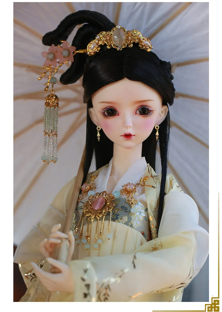AS Hua Rong, 58 см, SD 1/3, BJD, кукла, Новое поступление, девочка, литературный подарок, шаровая шарнирная кукла и бесплатные глаза слизи, История игрушек