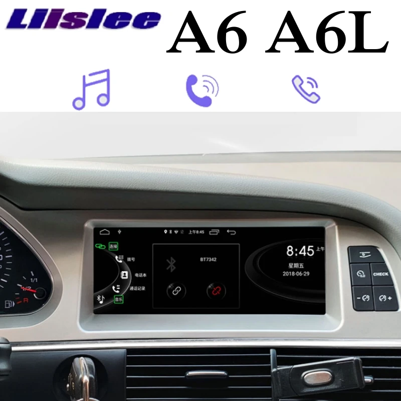 Для Audi A6 A6L 2005 2006 2007 2008 2009~ 2012 MMI 8," Автомобильный мультимедийный плеер NAVI Радио Стерео Беспроводной CarPlay gps навигации