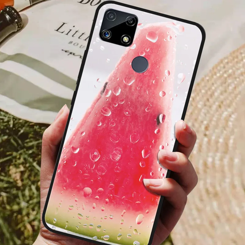 cell phone belt pouch For Realme C25s Case Silicon Back Cover Phone Case for Realme C25s RMX3195 C 25S C25 S Cases Realme C25s Soft bumper coque mous wallet Cases & Covers