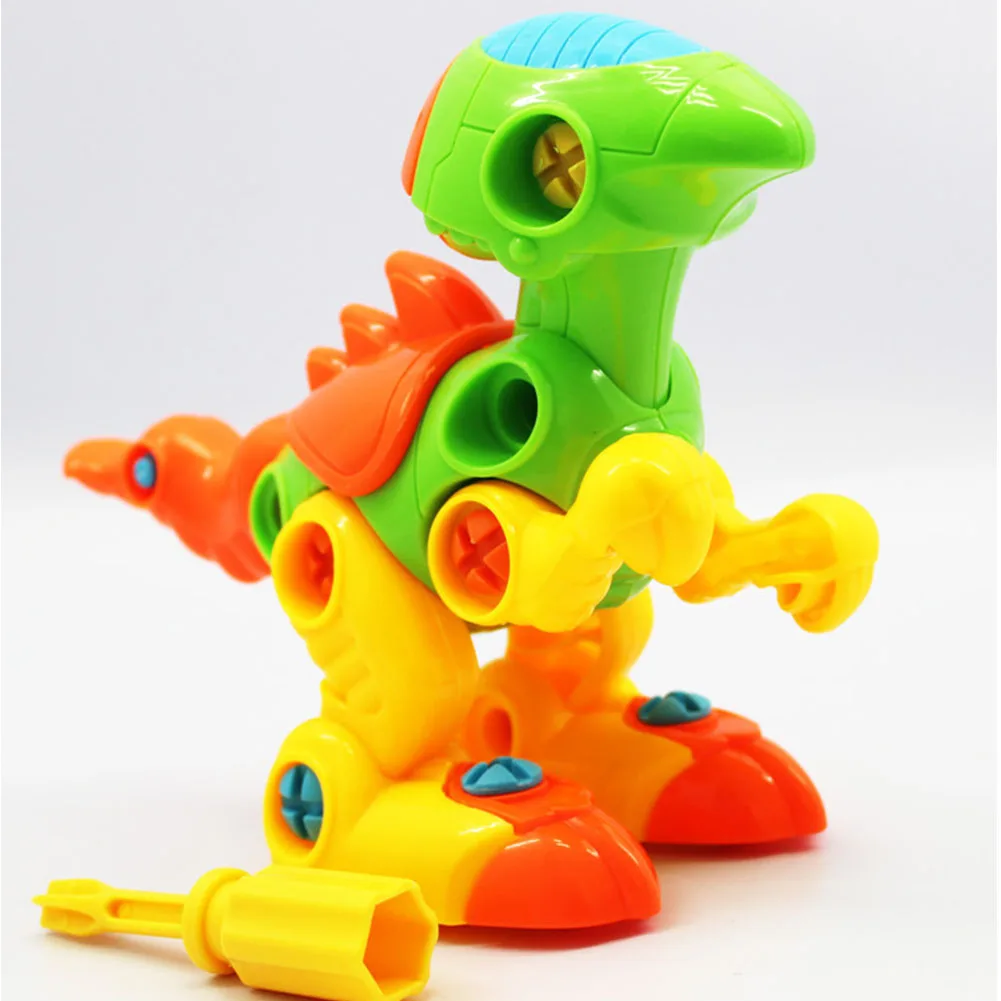 Тираннозавр Стегозавр большая игрушка динозавр строительство Сборка блоков детские развивающие игрушки развивают детей руки-на