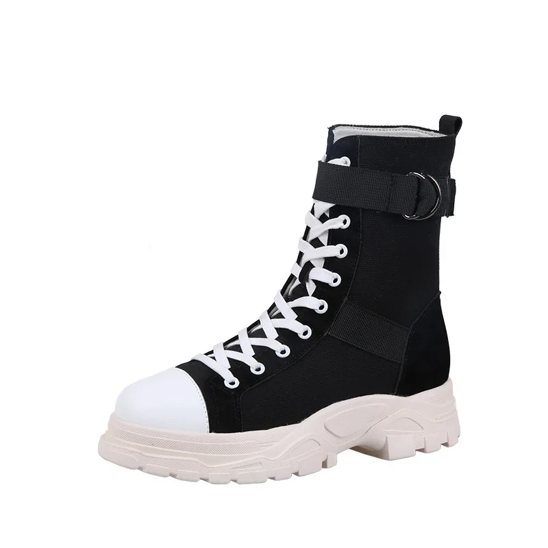 

Martin boots female 2019 autumn and winter new style with warm women's shoes wild with women's shoes