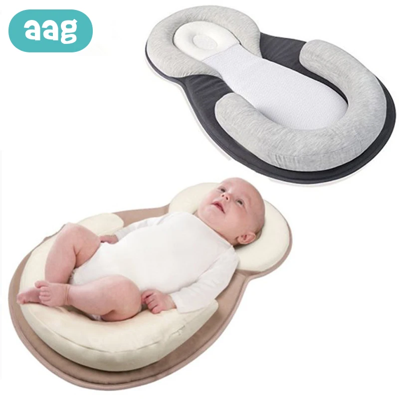 

AAG Baby Anti-rollover Pillow Baby Positioning Pad Mat Newborn Nursing Shaping Styling Pillow Mattress Head Protection Cushion