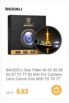 BAODELI Rx100 фильтр адаптер вверх Шаг вниз Кольцо для Универсальный объектив камеры Canon Eos Nikon sony аксессуары