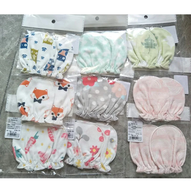 Halilo Baby Anti Scratching Gloves Newborn Protection Face Cotton Scratch Mittens Boys Girls Hand Gloves Cotton Handschoen 0-6M