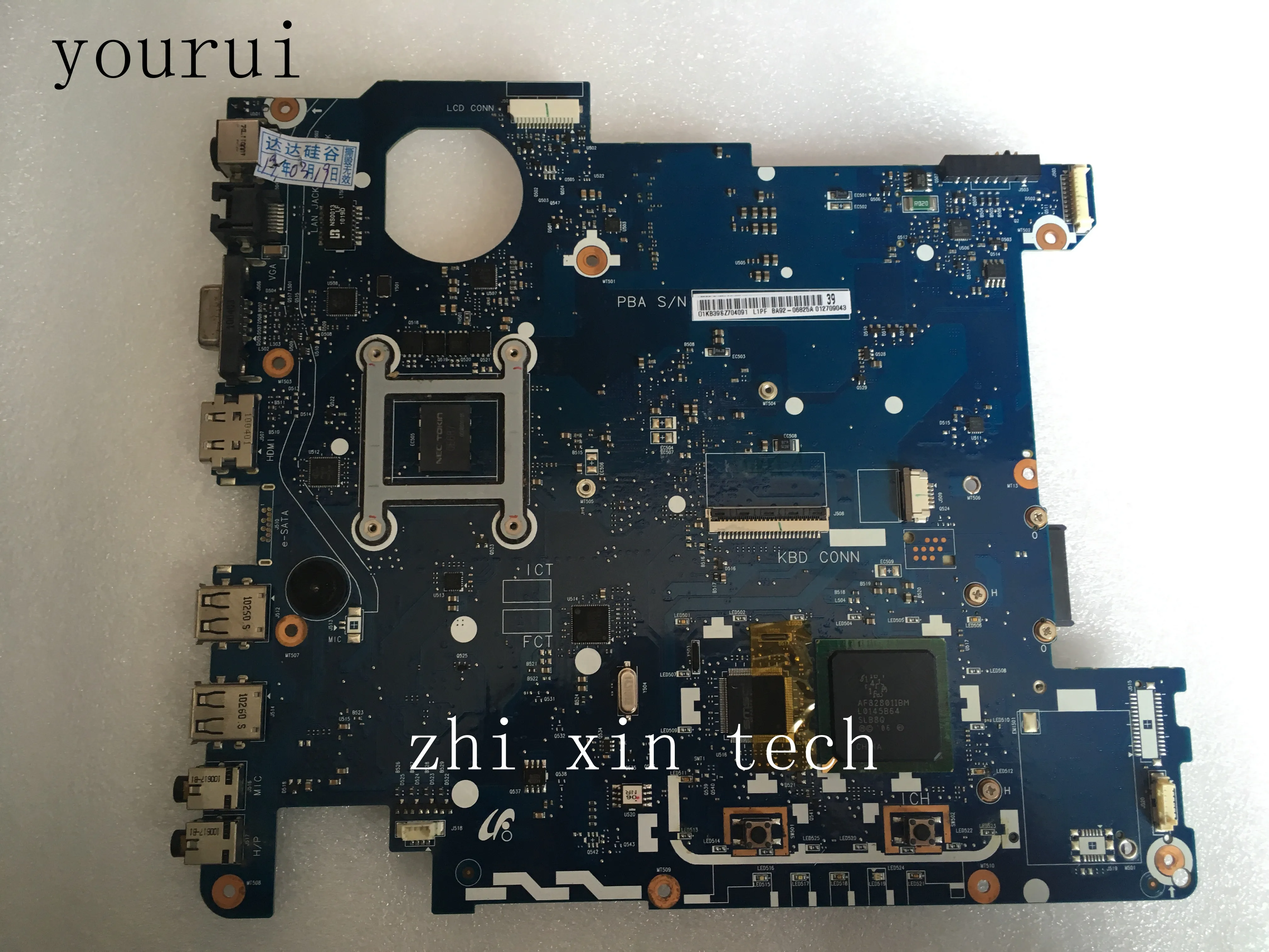 Yourui для samsung NP-R480 R480 Материнская плата ноутбука BA92-06825A BA92-06825B BA41-01212A DDR3 полностью протестирована