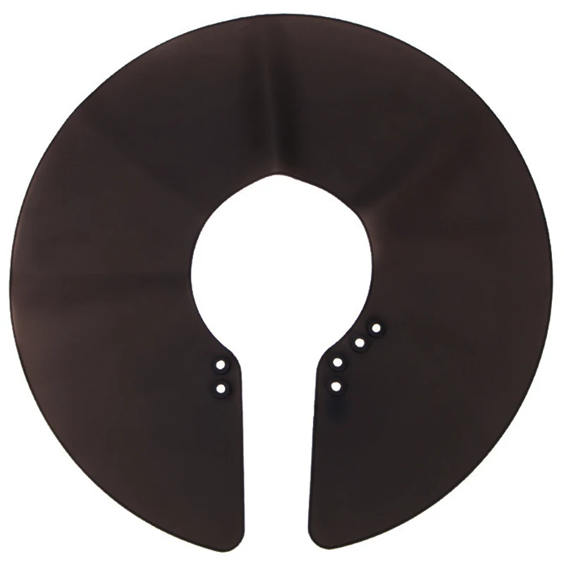 Black S Силиконовая шаль для резки супер Воротник шейный щит Магнитная накидка волосы прическа инструмент@ ME88 - Цвет: Black S