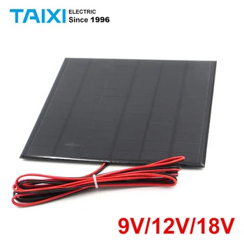 

9V 12V 18V solar drip panel mini solar panel DIY Accessories + wires