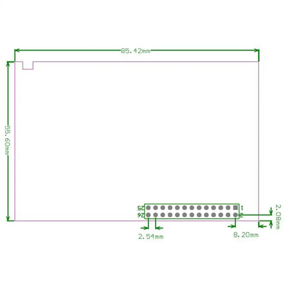 Для Raspberry Pi Модель B 3,5-дюймовый жидкокристаллический дисплей с сенсорным экраном+ сенсорная ручка+ акриловая прозрачная замена корпуса