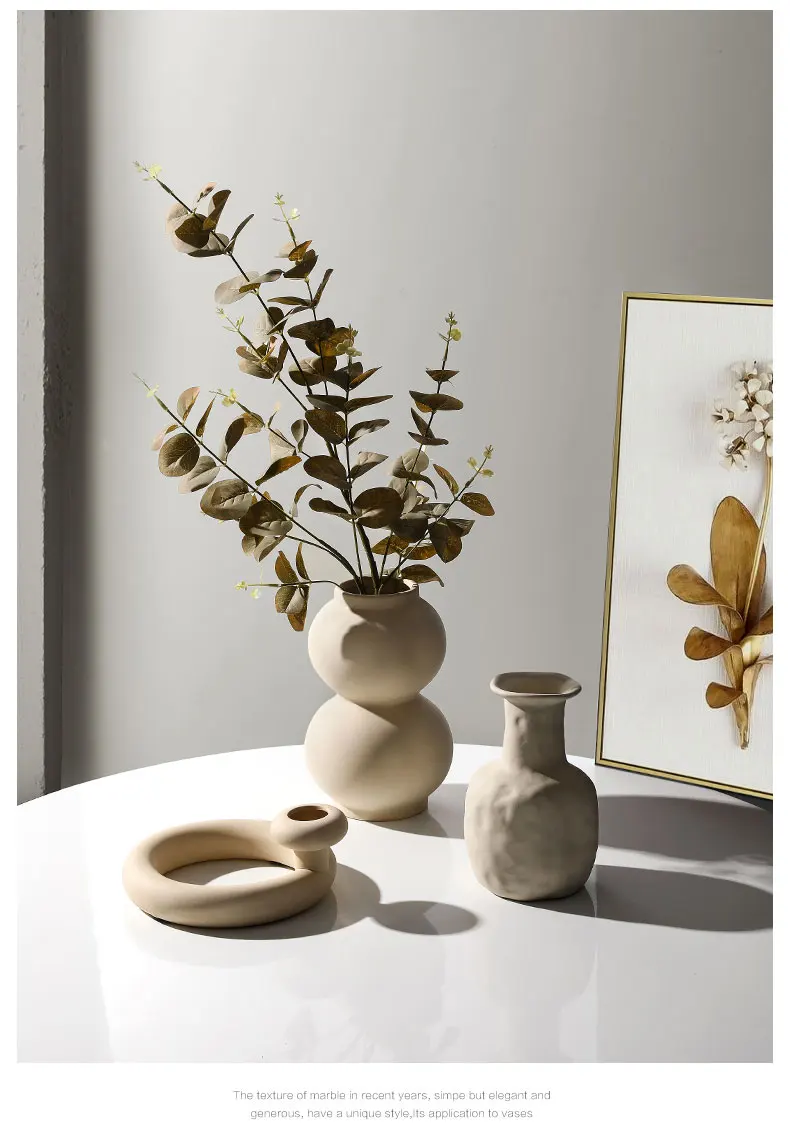 🔥🔥 Minimalist Ceramic Vase - White Ceramic Vases For Home Decoration