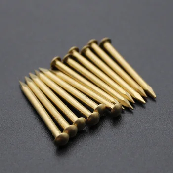 

5000pcs 2x25mm Solid brass nails round head antique brads