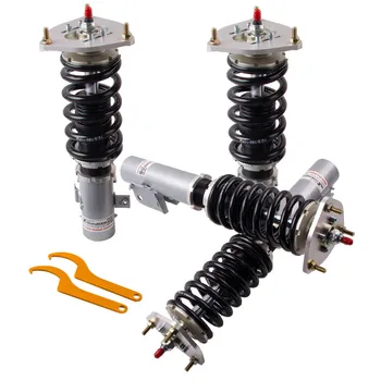 

24 Ways Coilovers Adjustable Damper For Subaru Impreza WRX GC8 1993-2001 Suspension Kit for 5x100 Spring Force Camber Mount