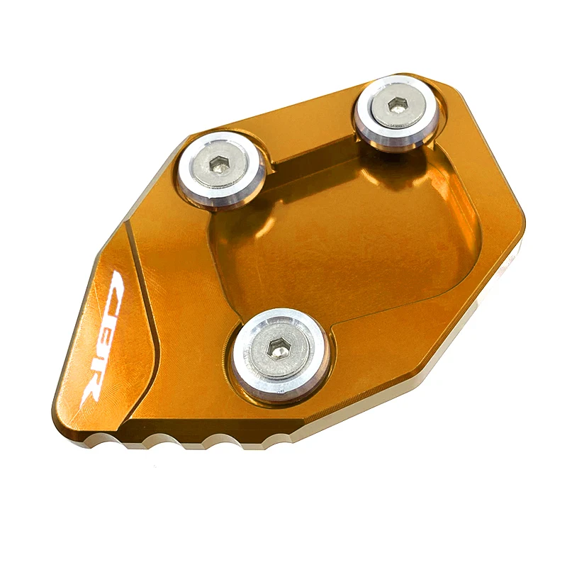 CNC Kickstand Foot Side Stand Extension Pad Support Plate For Honda CBR600RR 2007 2008 2009 2010 2011 2012 CBR 600RR CBR 600 RR (17)