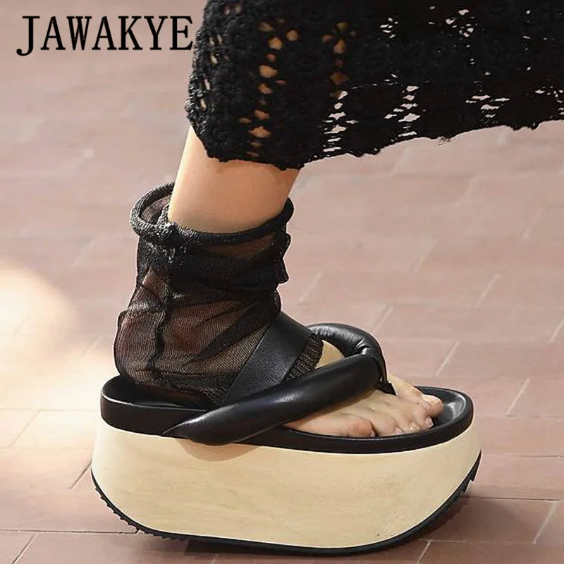 JAWAKYE-Thick-bottom-flip-flops-Women-slipper-Shoes-Black-gray-Summer-Beach-Shoes-woman-Platform-Runway (2)