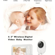 4,3 ''ЖК-экран видео детский монитор с одной цифровой камерой и инфракрасным автоматическим ночным видением Энергосбережение ВКЛ/ВЫКЛ