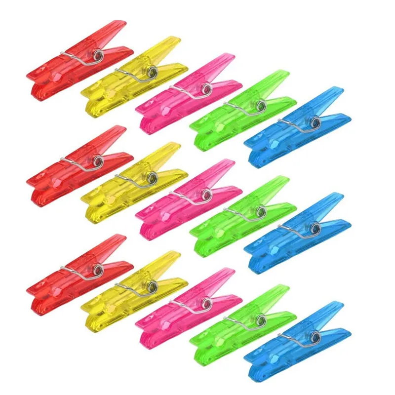 20Pcs Mini Plastic Clip Photo Clothespin Christmas Decoration Light String Clip clothes pegs photo clips