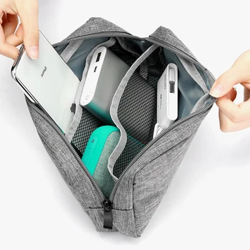 

2020 Travel Closet Organizer Case for Headphones Storage Digital Portable Zipper Accessories Charger Data Cable USB Storage Bag