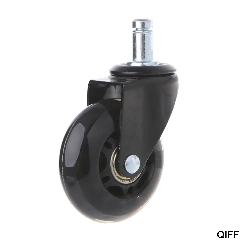 Прямая поставка и Универсальные 2," ПУ стиль колесики для офисного кресла Замена стул ролик Aug. 8