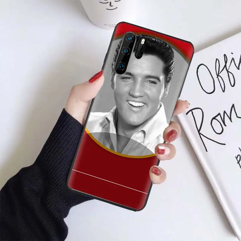 Черный чехол Elvis Presley Kiss для huawei mate 30 20 10 P30 P20 P10 Pro Lite P Smart Z мягкий чехол для телефона - Цвет: BS243-2