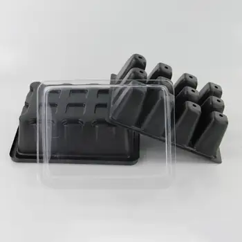 

3PCS/Set 24-Hole Seedling Tray Plant Nursery Pot Seeding Box with Big Holes Grow Box Seedling Tray Gardening Supplies
