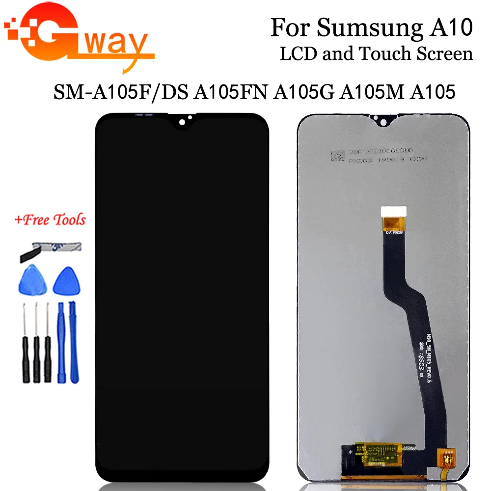 6," для SAMSUNG Galaxy A10 ЖК-дисплей+ сенсорный датчик дигитайзер в сборе для SM-A105F/DS A105FN A105G A105M A105 ЖК-экран