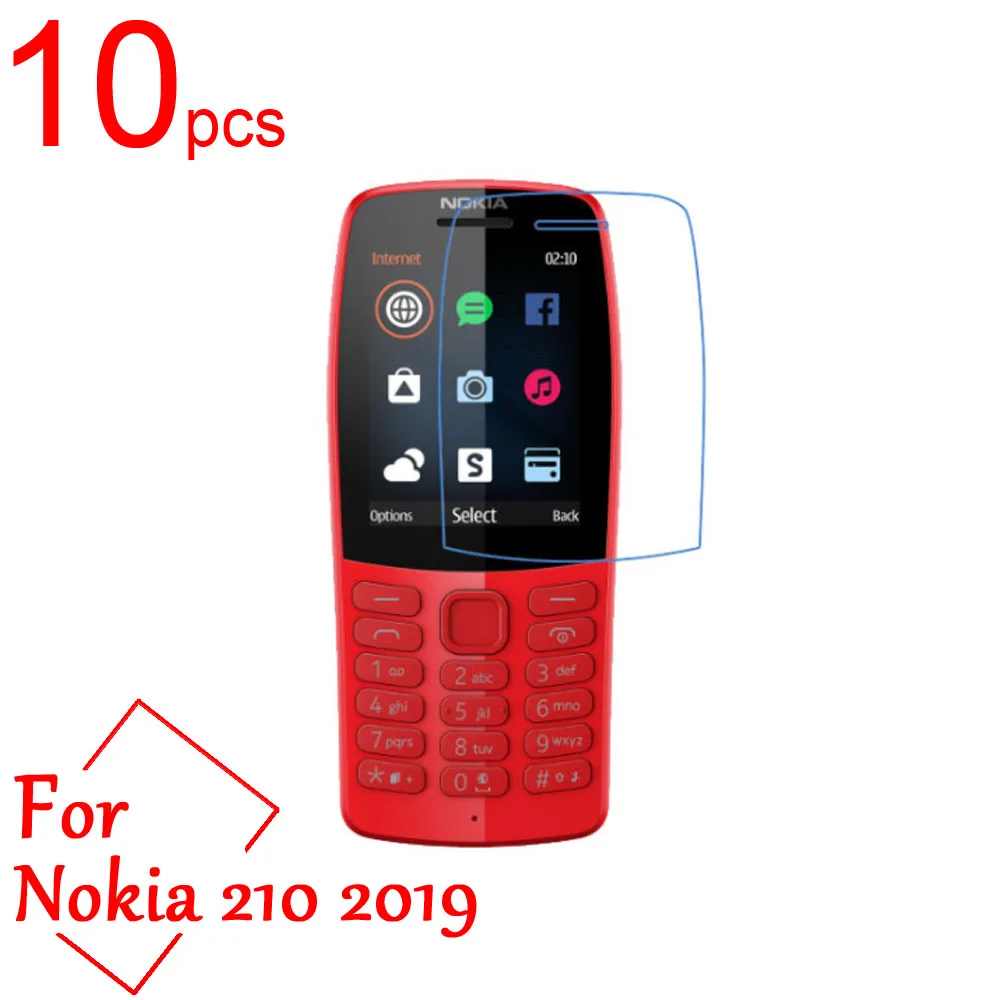 10pcs/lot Ultra Clear/Matte/Nano anti-Explosion Soft LCD Screen Protector Film Cover For Nokia 210 (2019) Protective | Мобильные