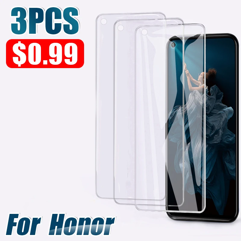 Защитное стекло закаленное с полным покрытием для Huawei Honor 8x Max 9x10 Lite 8s 10i 20 Pro P Smart 2019