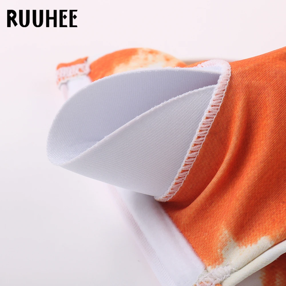 RUUHEE Green Bikini Swimwear Women Knotted Swimsuit Bikini Set Bandage Bathing Suit Hight Waist Bikinis Beachwear Biquinis