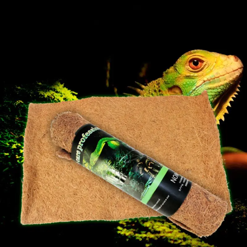 Reptile Pad Breathable Soft Mat Natural Habitat Reptiles Box Landscaping Cushion Y1AB